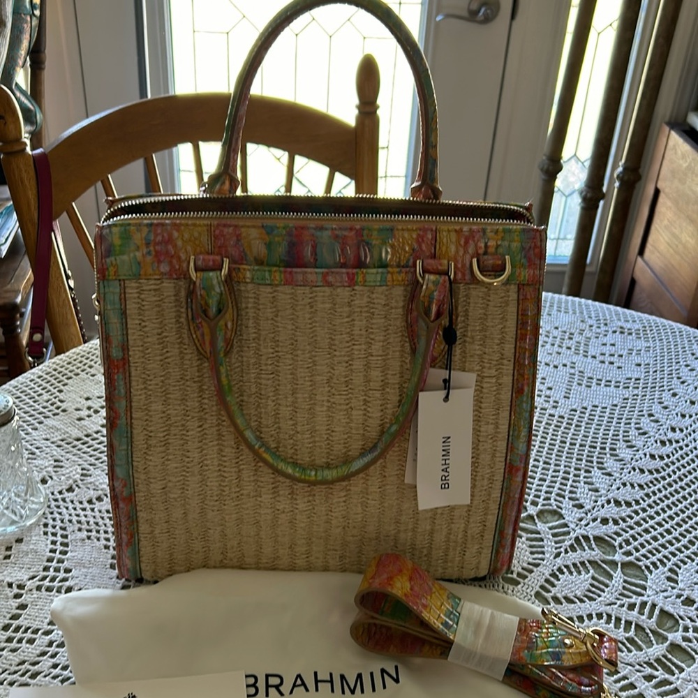 Brahmin -  Saltwater Taffy Bungalow - Great Easter/Spring Purse